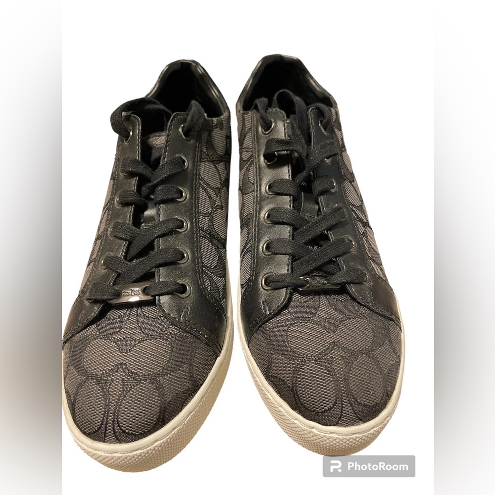Coach Paddy 10B/EUR 40 black Signature C canvas sneakers